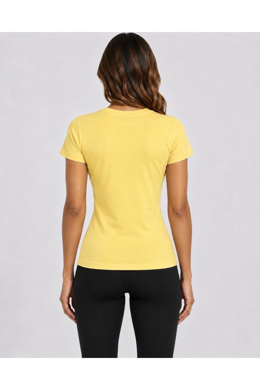 Kadın Likralı Süprem Slim Fit T-shirt-D232
