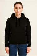 Kadın 3 İplik şardonlu Kapüşonlu Sweatshirt-W1108-K