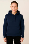 Kadın 3 İplik şardonlu Kapüşonlu Sweatshirt-W1108-K