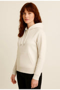 Kadın 3 İplik şardonlu Kapüşonlu Sweatshirt-W1108-K