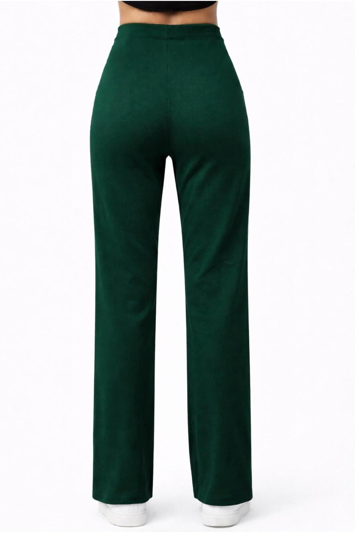 Kadın 2 İplik Yüksek bel Eşofman Pantolon-P2249