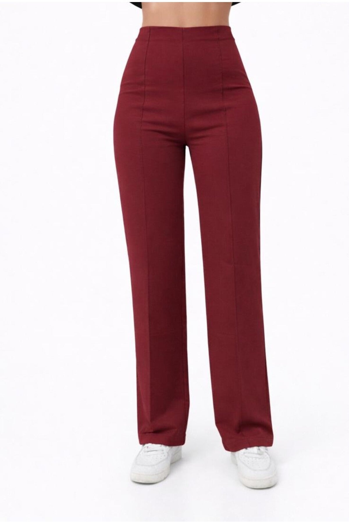 Kadın 2 İplik Yüksek bel Eşofman Pantolon-P2249