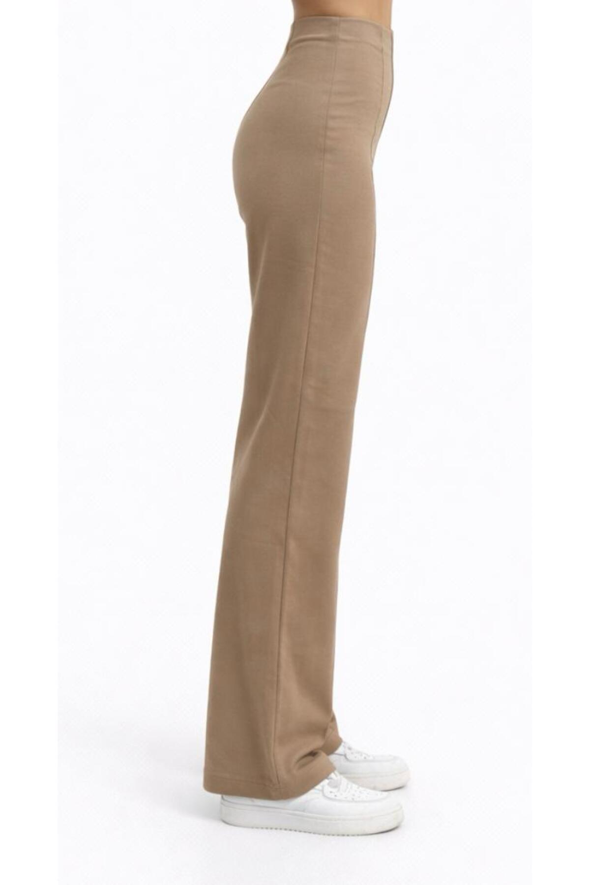 Kadın 2 İplik Yüksek bel Eşofman Pantolon-P2249